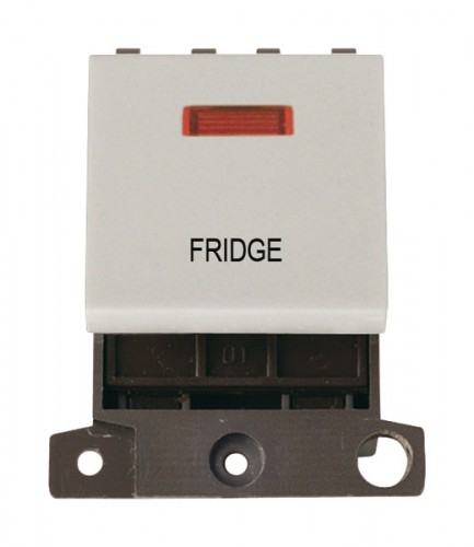 MD023WHFD 20A DP Switch With Neon White Fridge