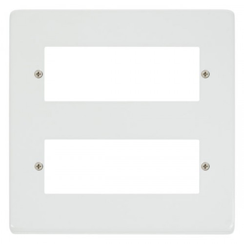 PRW512 12 Minigrid Module Plate Polar White