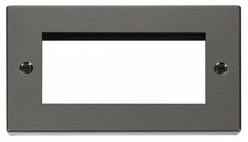 Scolmore Click Deco VPBN312 Double Plate - Quad Media Module Aperture