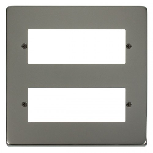 VPBN512 12 Minigrid Module Plate Black Nickel