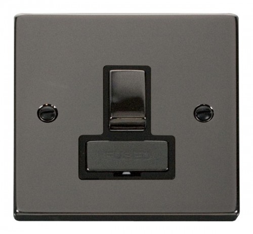 Scolmore Click Deco VPBN751BK 13A Fused Ingot Switched Connection Unit