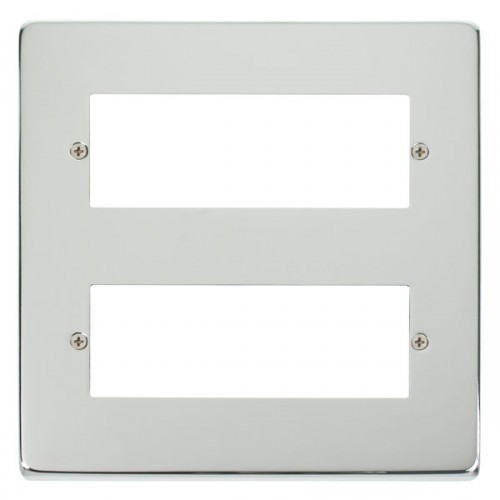 VPCH512 12 Minigrid Module Plate Chrome