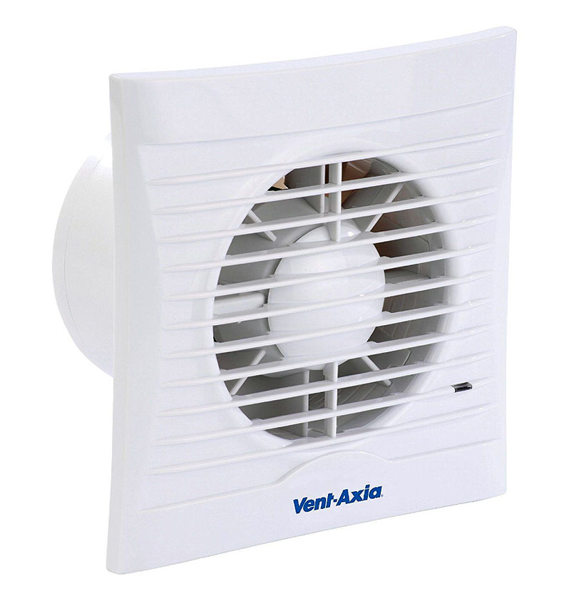 Vent Axia Silhouette 100T Square Extractor Fan Timer
