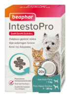 Beaphar IntestoPro Tabl. Cat/Dog - tabletki wspomagające funkcje jelit 20szt. kot/pies <20kg.