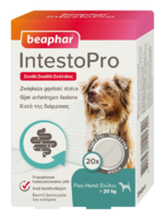 Beaphar IntestoPro Tabl. Dog - tabletki wspomagające funkcje jelit u psów >20kg 20szt.
