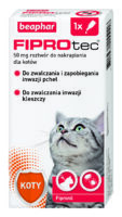 FIPROtec Spot-on 50mg dla kotów / fipronil