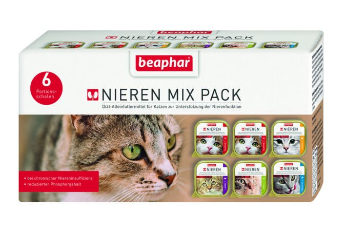 Nieren Diet Mixed Pack - kompletna karma o 5 smakach dla kotów z niewydolnością nerek