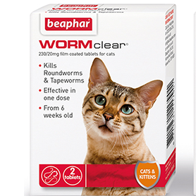NEW! WORMclear for cats and dogs.