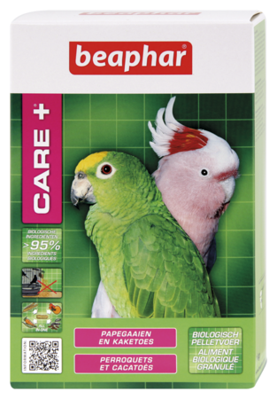 CARE+ Parrots and Cockatoos - 1kg - Dutch/French/English/German/Spanish