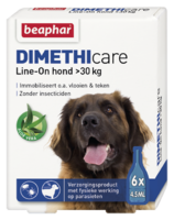 Dimethicare Line-on hond meer dan 30kg 6 pipetten