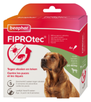 Fiprotec Spot-On hond 20-40kg 4 pipetten