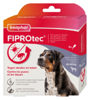 Fiprotec Spot-On hond 40-60kg 4 pipetten