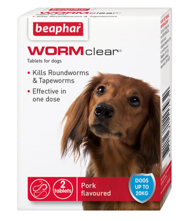 WORMclear tablets for Small Dogs - English