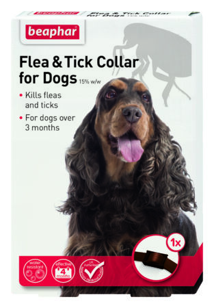 Beaphar Dog Plastic Flea & Tick Collar - Mixed