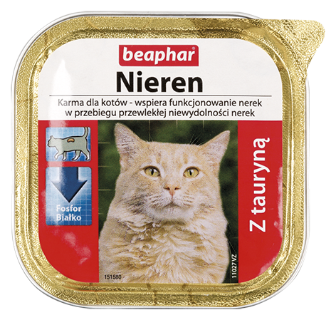 Nieren Diet Taurin - karma da kotów z niewydolnością nerek z do\datkiem tauryny