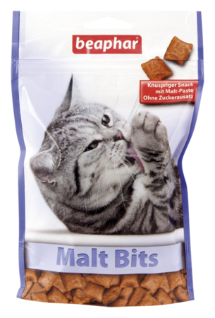 Malt Bits 150g - przysmak z malt pastą przeciwko pilobezoarom dla kotów