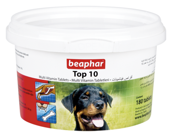Beaphar Top 10 Tablets for Dog Supplement with vitamins