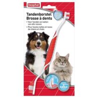Brosse à dents haleine fraîche pour chien et chat