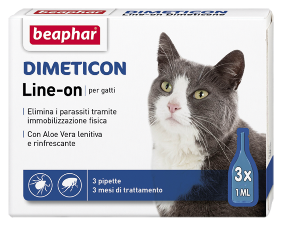 Dimeticon Line-On gatto