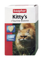 Kitty's  Taurine-Biotine 180szt. - przysmak witaminowy z tauryną i biotyną