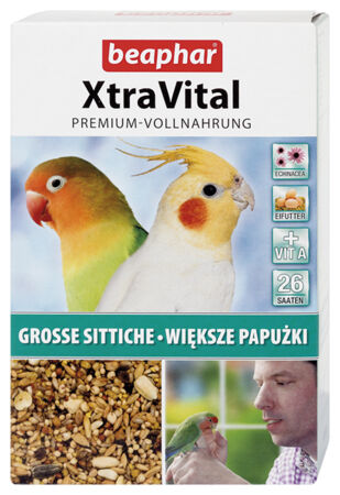 XtraVital Większe Papużki 500g - kompletna karma dla papużek o m.c.>100g