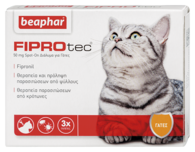 FIPROtec Cat 50mg (x3 αμπούλες)