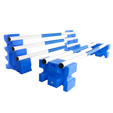 Plastic jump blocks and stands