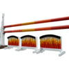 Set of 3 arch fillers with flames