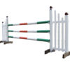 Green white & orange standard poles