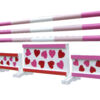 Set of 3 Hi Lo Fillers with Hearts design