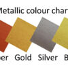 Metallic colour chart