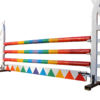 Rainbow poles with rainbow s/t plank