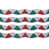 Wavy planks with wiggly red & green sharks teeth