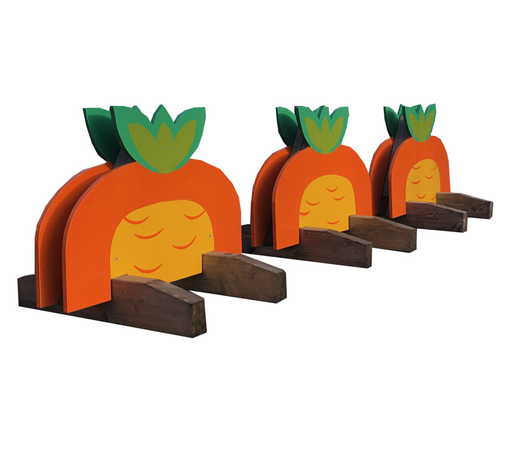 Set of 3 Carrot fillers 45cm double sided