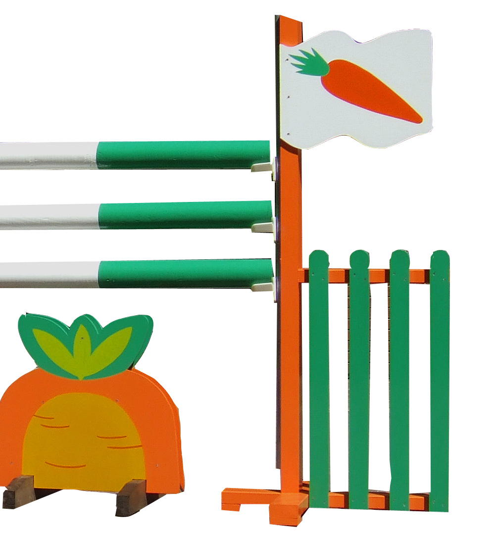 Flag wing with carrot design