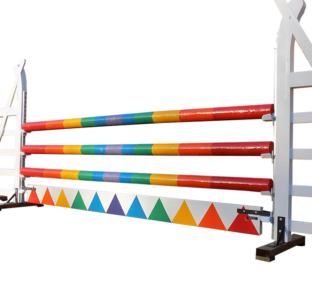 Rainbow poles with rainbow s/t plank