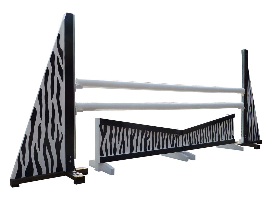 The Wild Side complete upright jump Zebra print