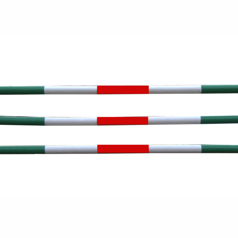 3m Poles Green white red in stock