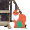 Free standing Fox for decorating your jumps