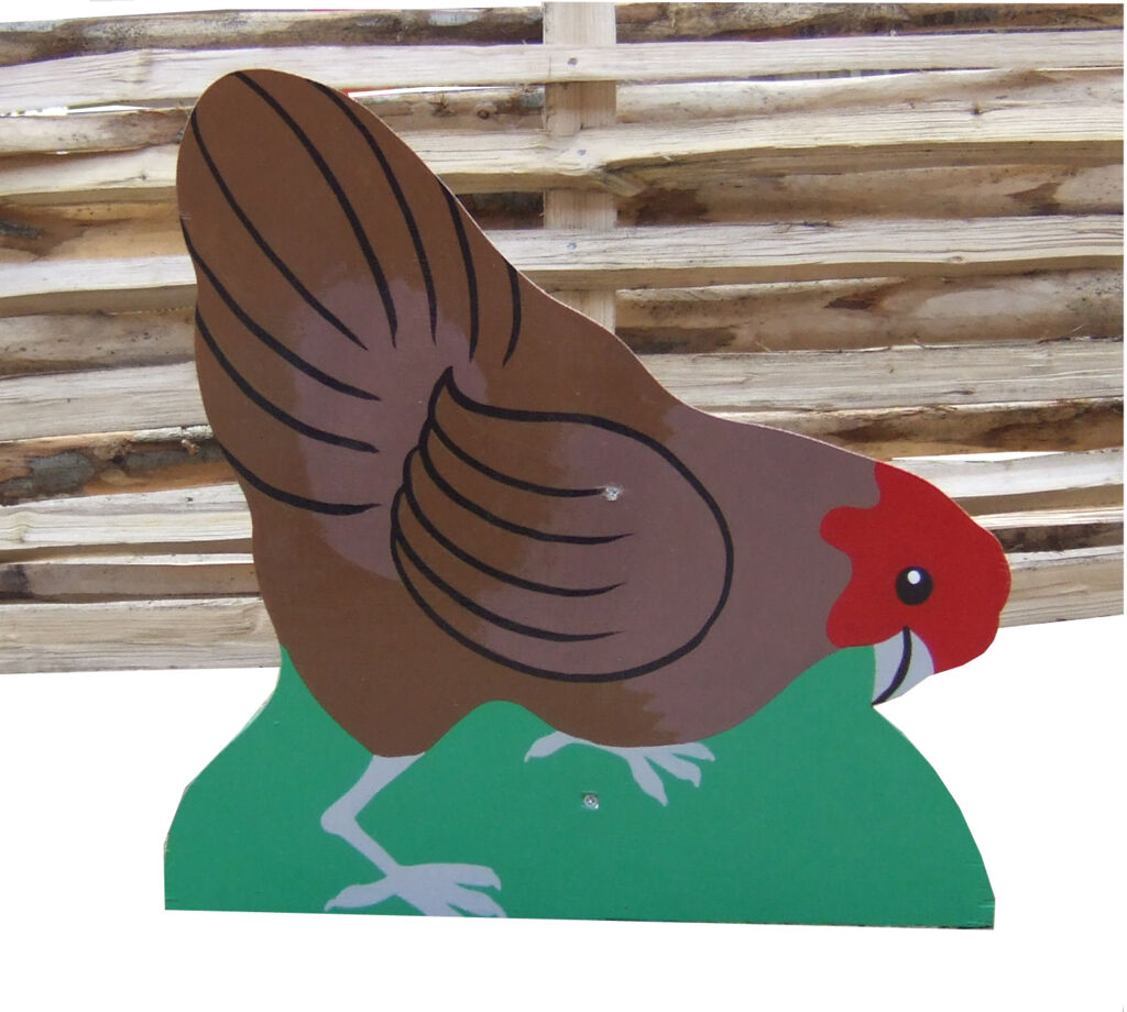 Free standing Hen for decorating your jumps