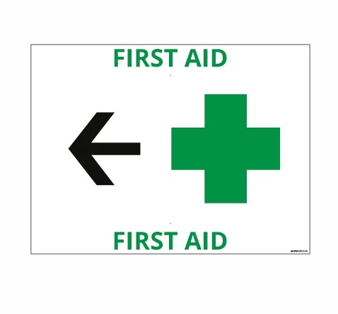 First Aid with arrows - Screw fix