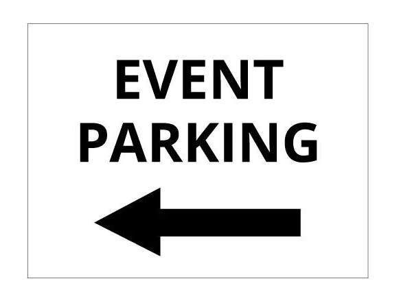 Event Parking with arrows - Screw fix