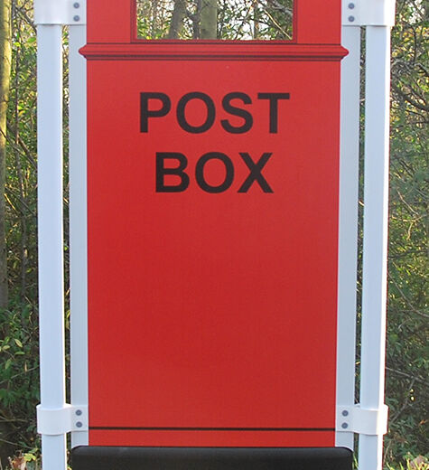 Post Box complete with posts