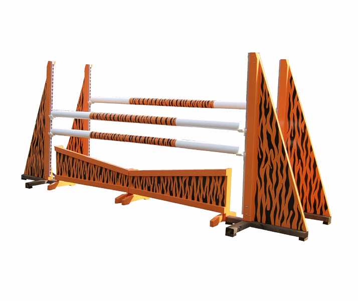 Safari fillers with Tiger pattern, matching poles and wings