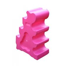 sloping jump block in pink