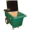 Slimeline Feed Barrow with hinged lid and divider