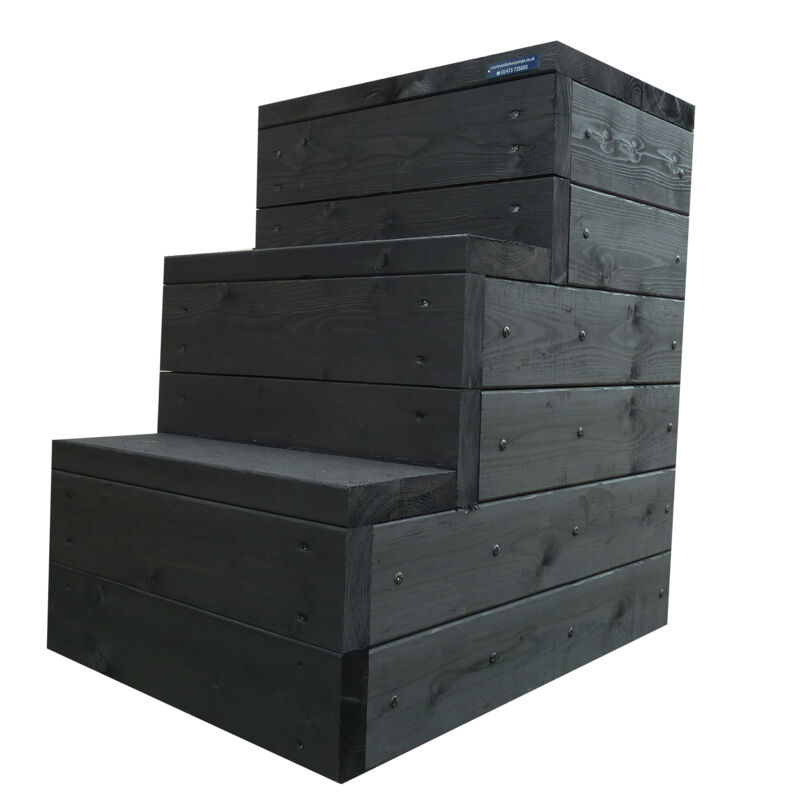 3 Step Wooden Mounting Block