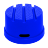 Round mounting block blue