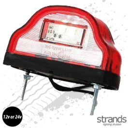 LED Number Plate / Position Light Red 12-24V