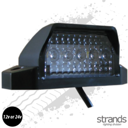 4 LED Number Plate / Position Light Black 24V